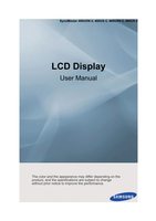 Samsung 400UX 400UXUD 460UX TV Operating Manual